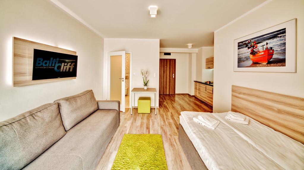 Baltic Cliff Apartments Spa & Wellness Ниешорце Стая снимка